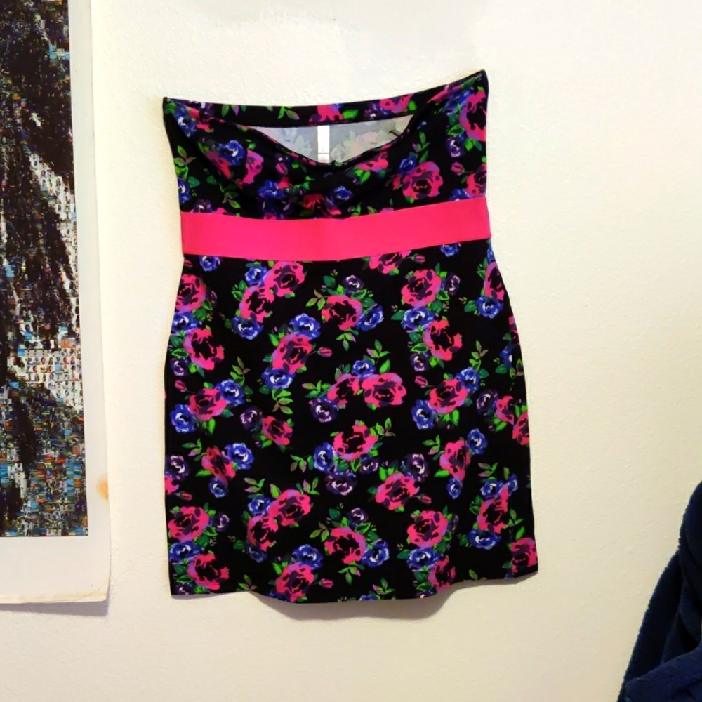 Floral Mini Bodycon Dress